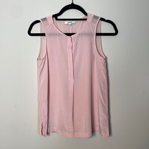Madewell Pink Silk Tank Top XS